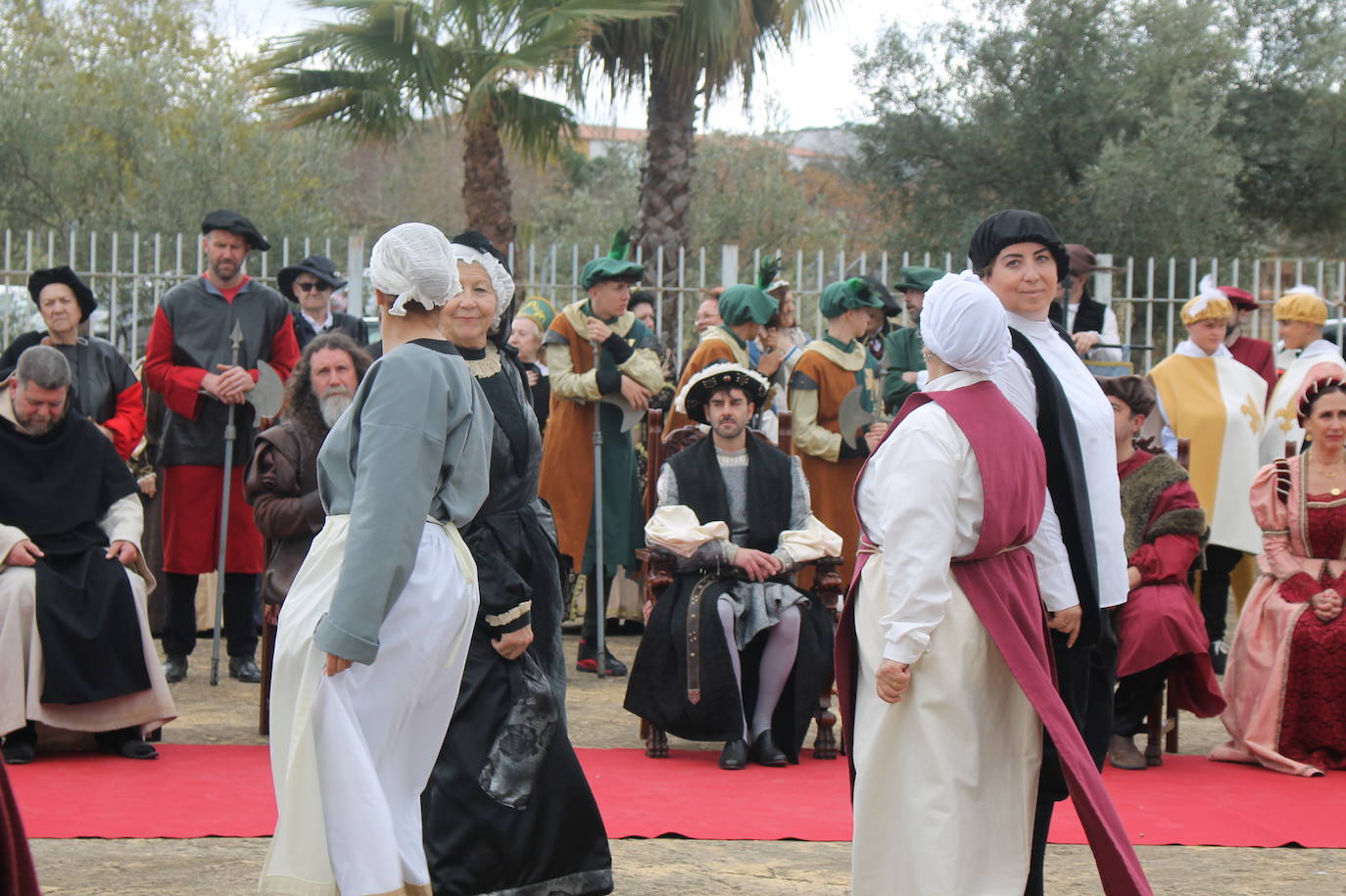 En imágenes, el II recibimiento de Carlos V en Monesterio