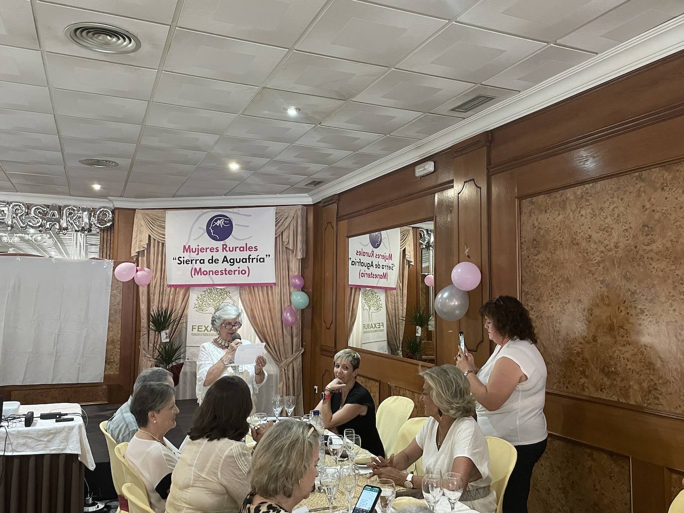 Comida de convivencia de las Mujeres Rurales 'Sierra de Aguafría' de Monesterio
