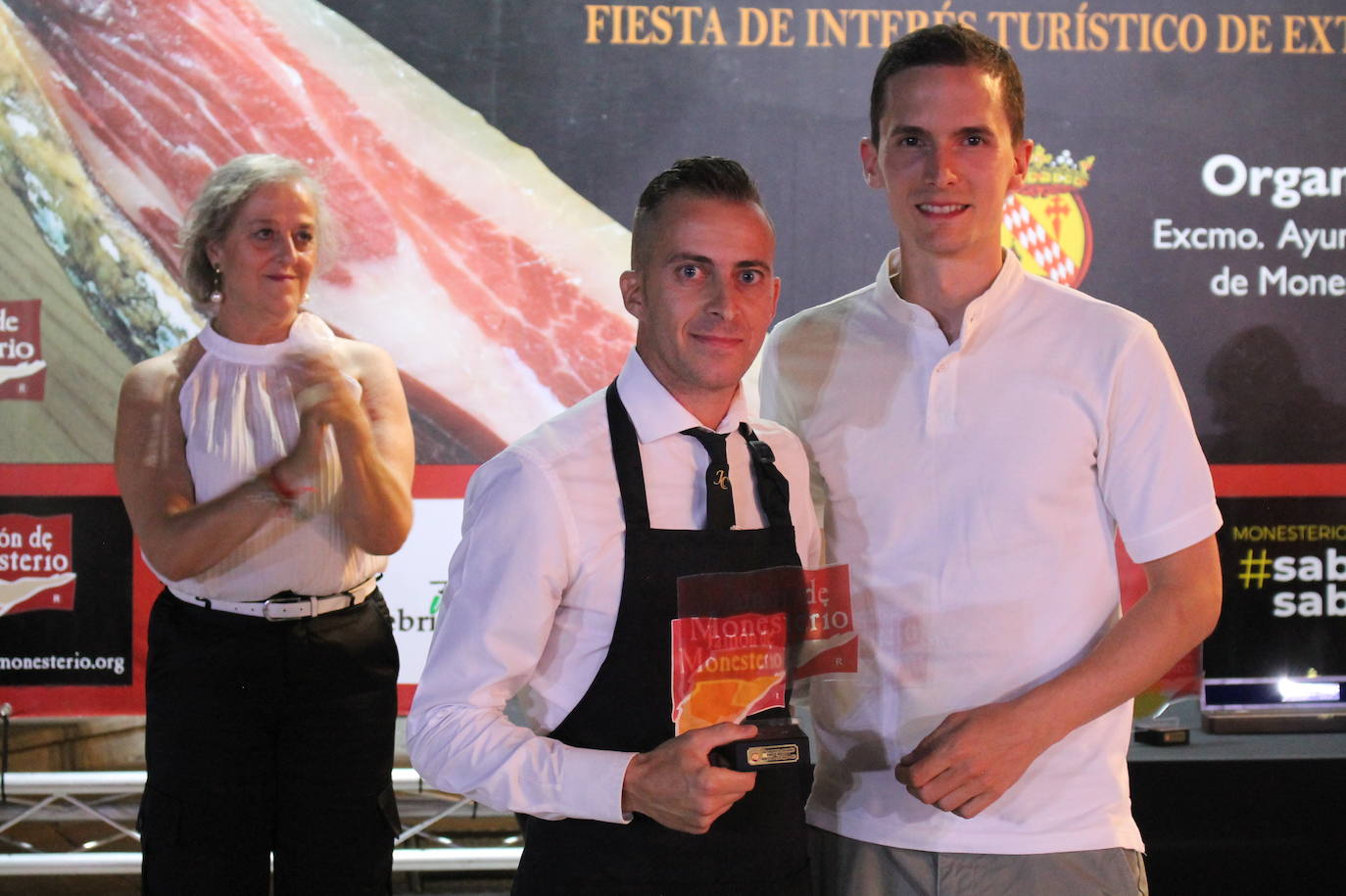 Juan Carlos Garrido junto a Álvaro Diezma, miembro del jurado