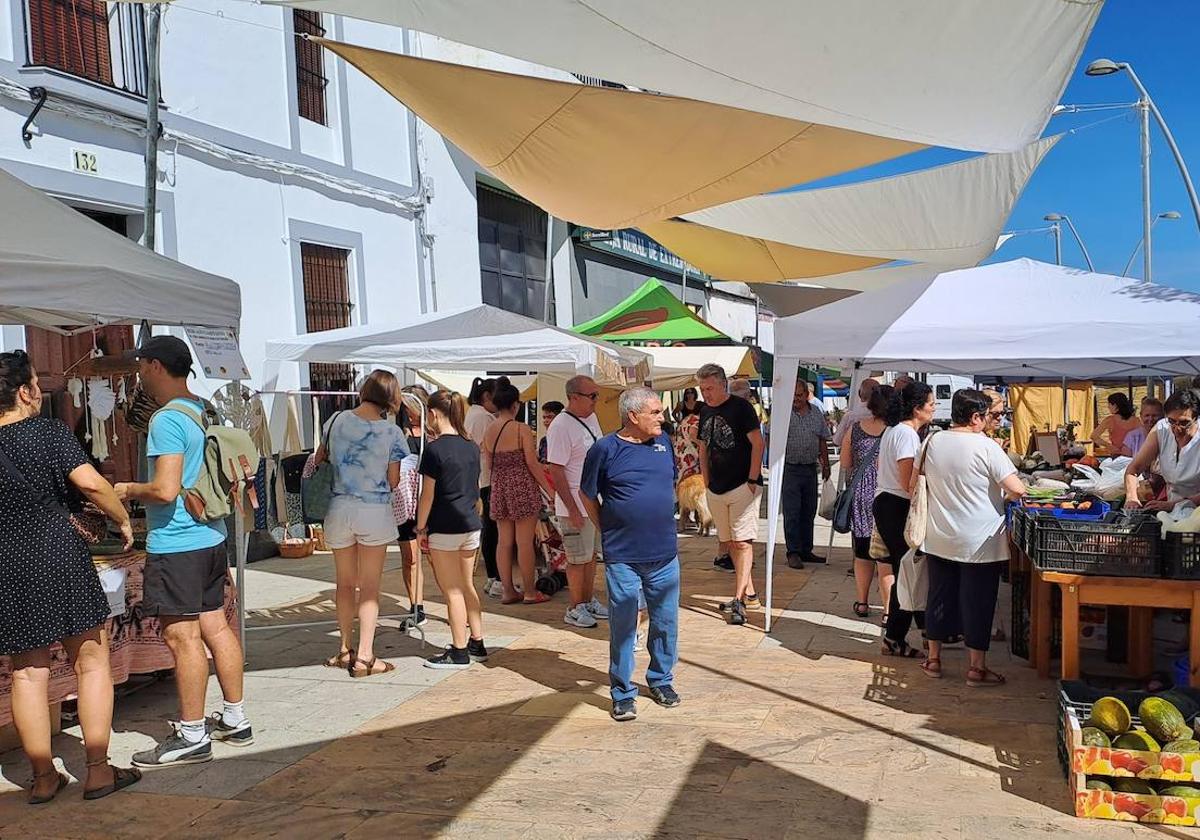 Buena participación, a pesar de la sequía, en la XII Feria Comarcal del Huerto de Tentudía