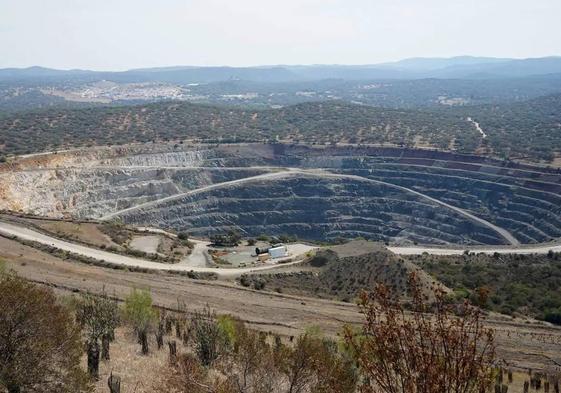 Mina de Aguablanca a cielo abierto.