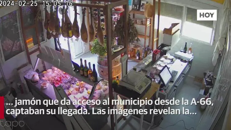 Robo en una tienda de Monesterio