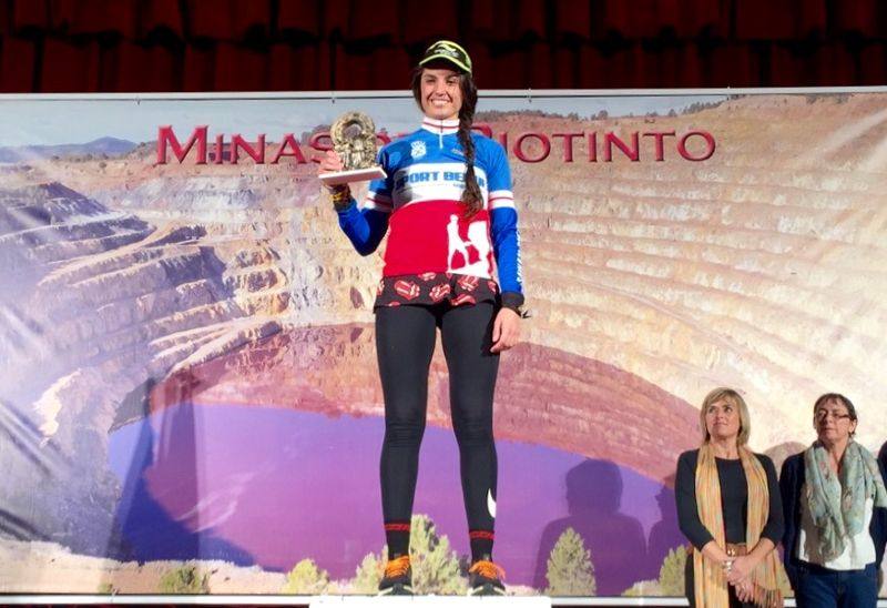 Nuevo triunfo para la corredora Lola Valladares en la I Maratón MTB Minas de Riotinto