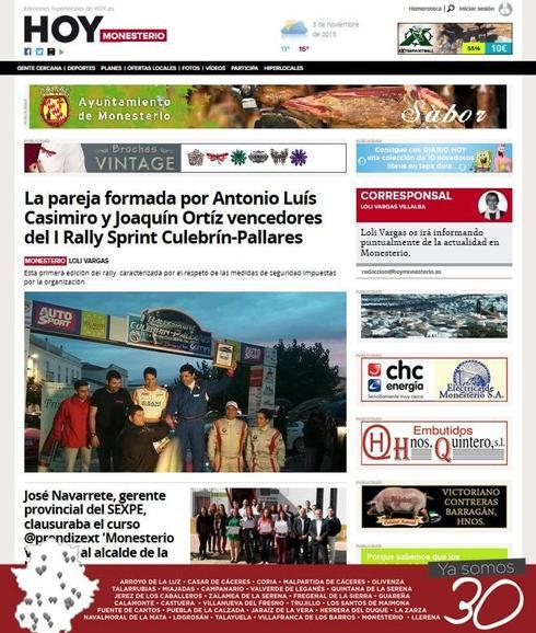 HOY Monesterio renueva su web