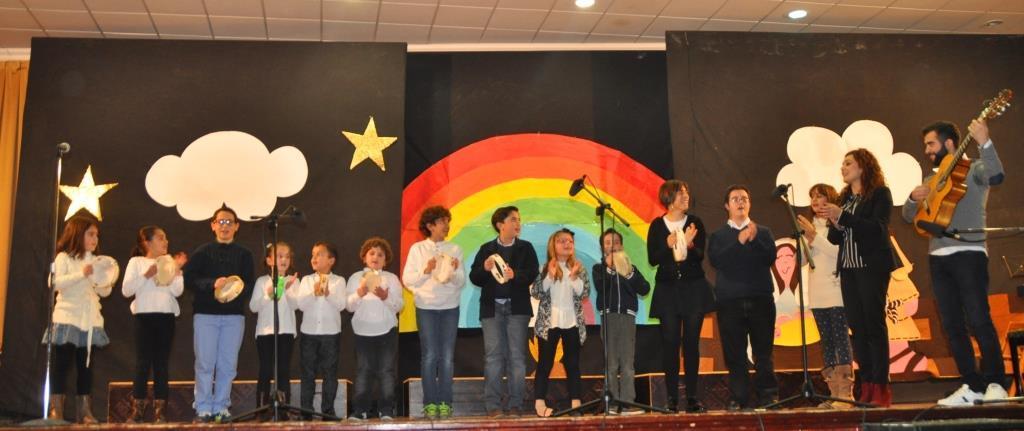 Alumnos de la Escuela Municipal de Música en una de las actuaciones en la Audición de Navidad 
