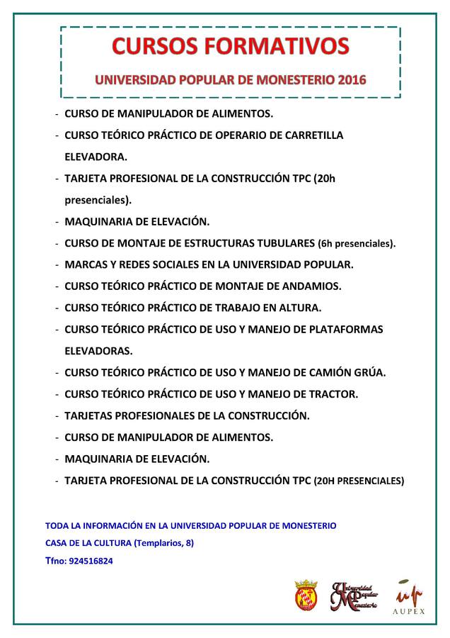 Cartel oficial 