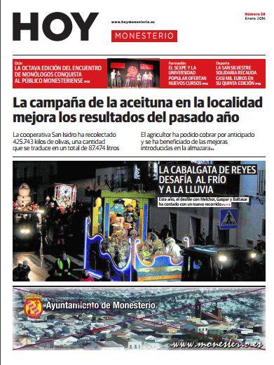 Portada de la edición número 38 de HOY Monesterio 
