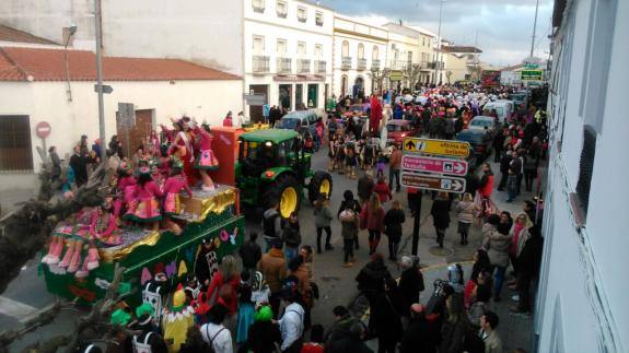 Durante el desfile del pasado año 