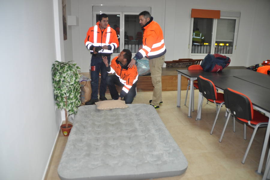 La cama de los mineros durante los próximos días 