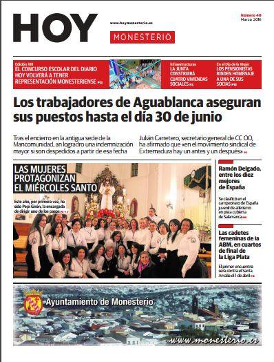 Portada de la edición número 40 de HOY Monesterio