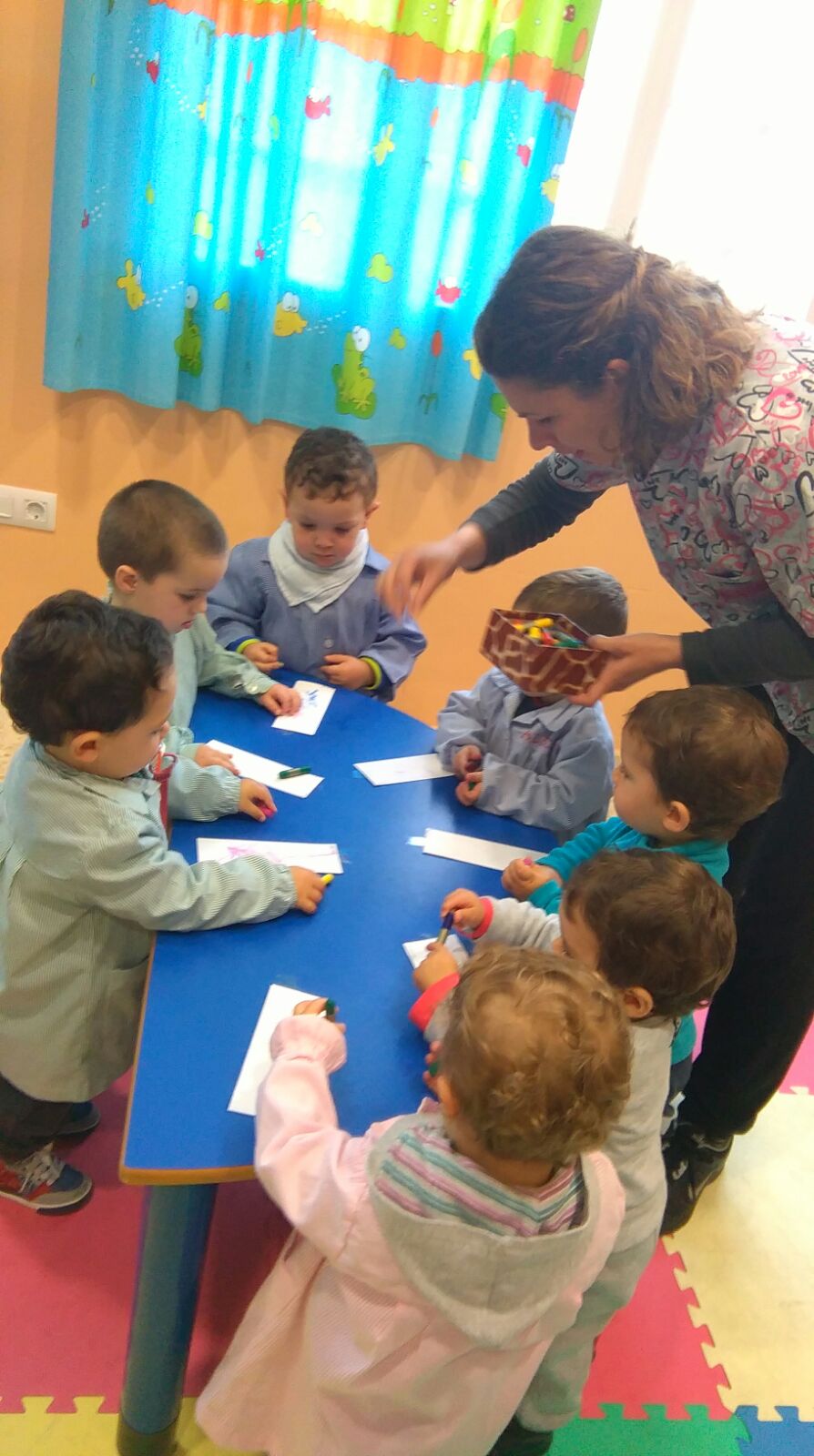 Alumnos de la Escuela Infantil 