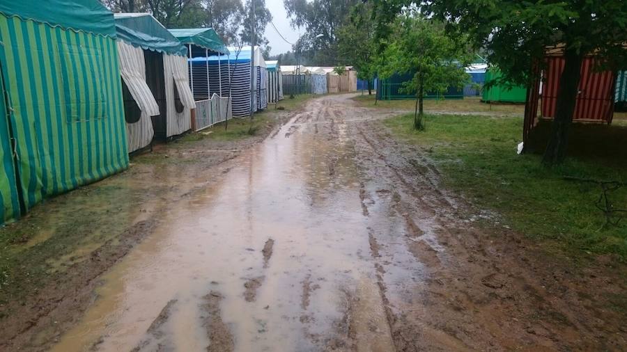 Estado de la Pradera durante los días de lluvia 