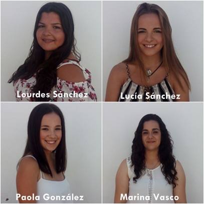 Candidatas a Reina y Damas 2016 