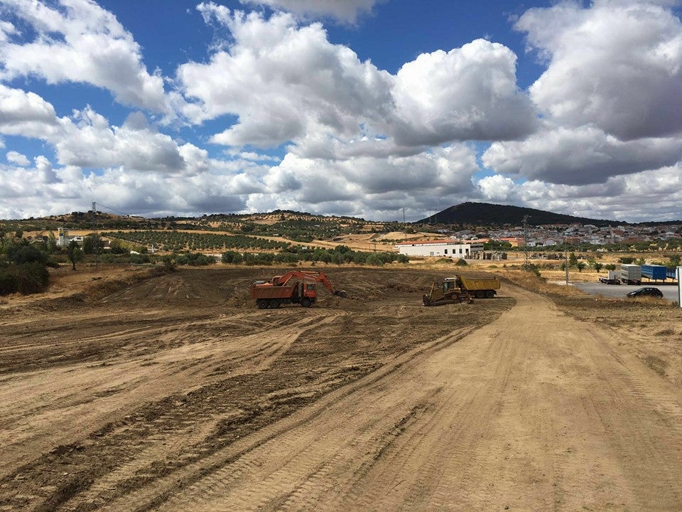Parcela en las que se desarrollan las obras 