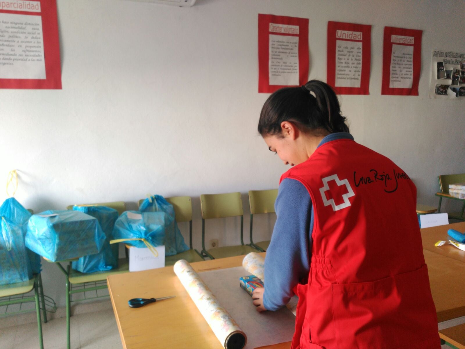 Trabajando en la campaña 