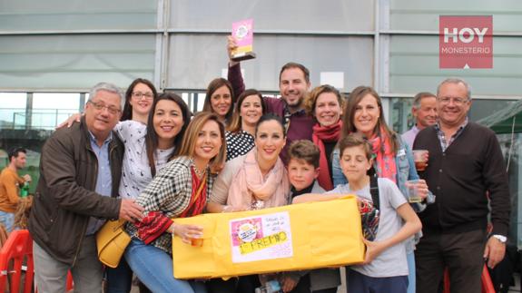 Peña ganadora del primer premio 
