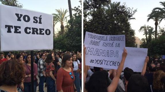 Mensajes vistos durante las protestas en Extremadura 