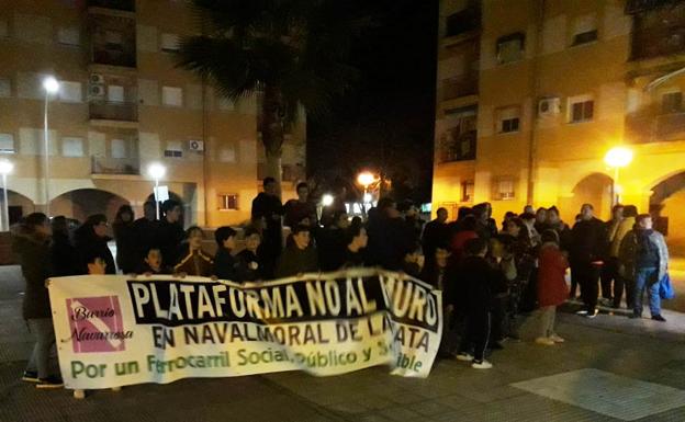 Las concentraciones se han extendido al barrio de Navarrosa 