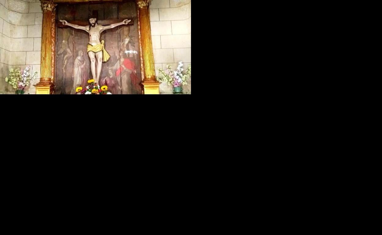 El retablo de la ermita del Cristo de Valverde de la Vera se restaura gracias a una suscripción popular