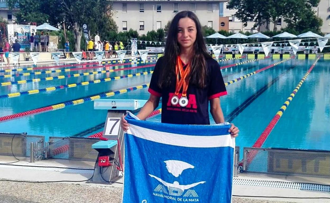 Laura Ballesteros consiguió dos medallas en la cita regional 