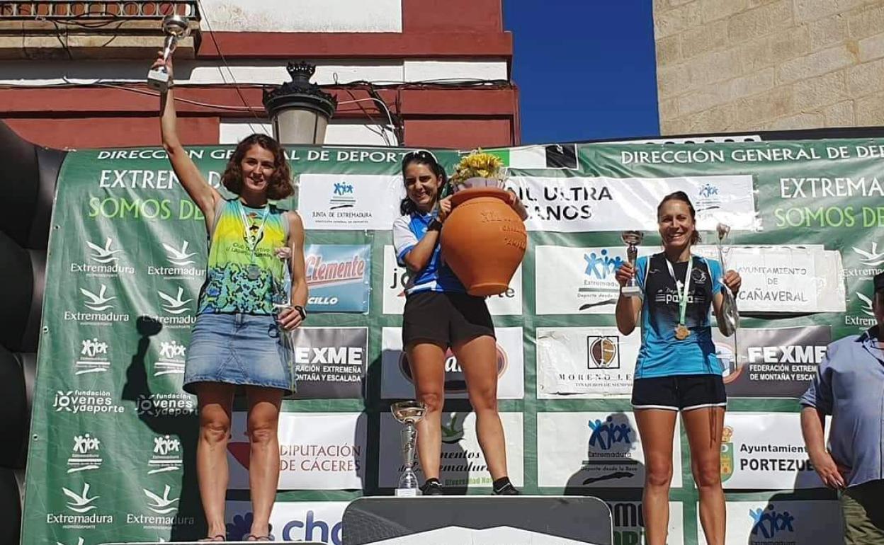 La corredora morala Lidia de la Calle, repite como campeona de Extremadura de Ultra Trail