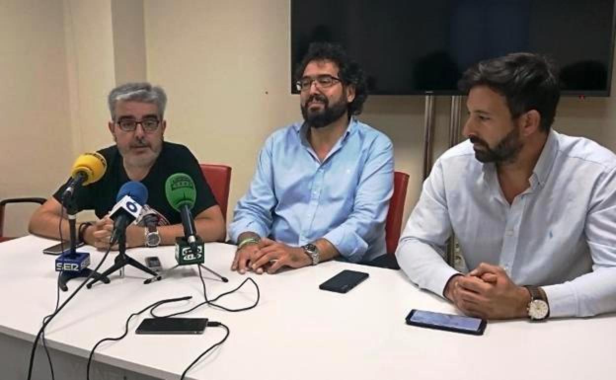 Valentín Tomé, Jaime Vega y Jorge Martín 