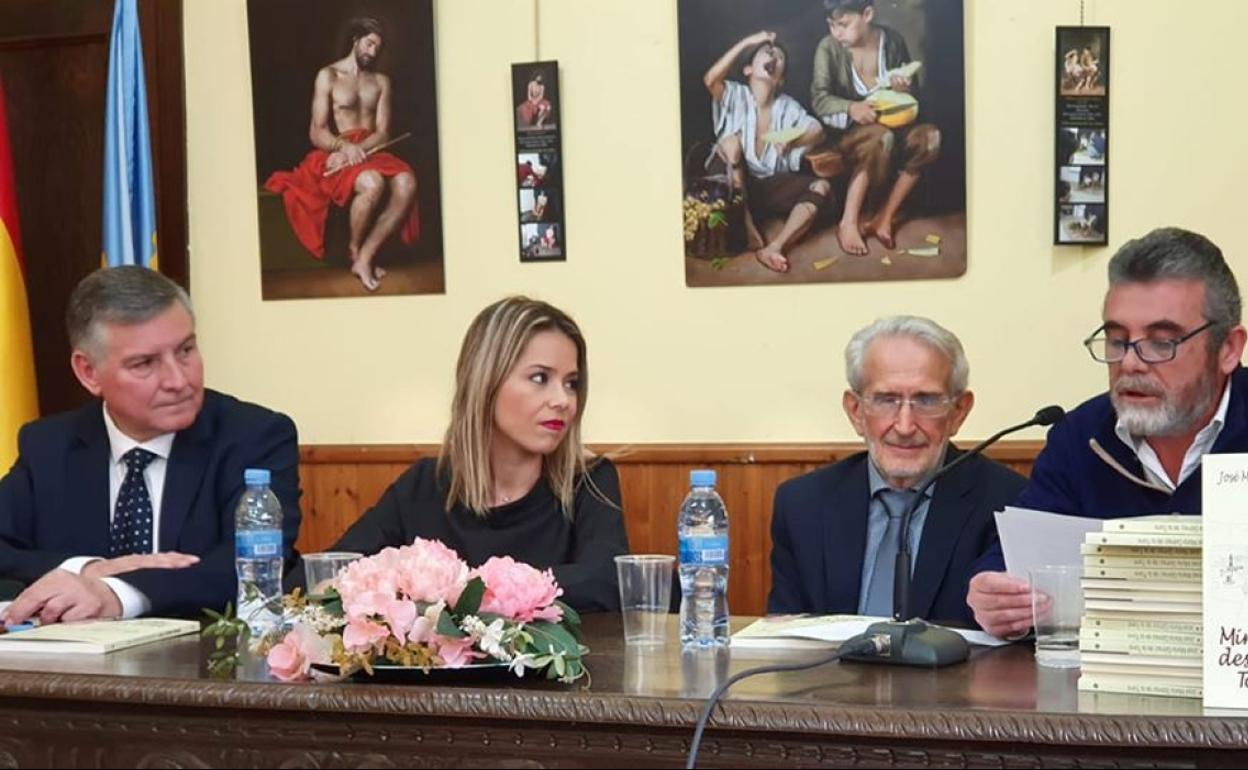 Aniceto González, Virginia Aizkorbe, José María Gómez de la Torre y Luis Vicente Hidalgo 