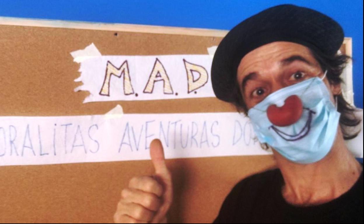 Payaso confitado, digo confinado, en Navalmoral