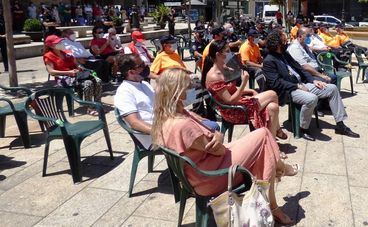 Concejales del grupo popular en el homenaje celebrado el sábado 