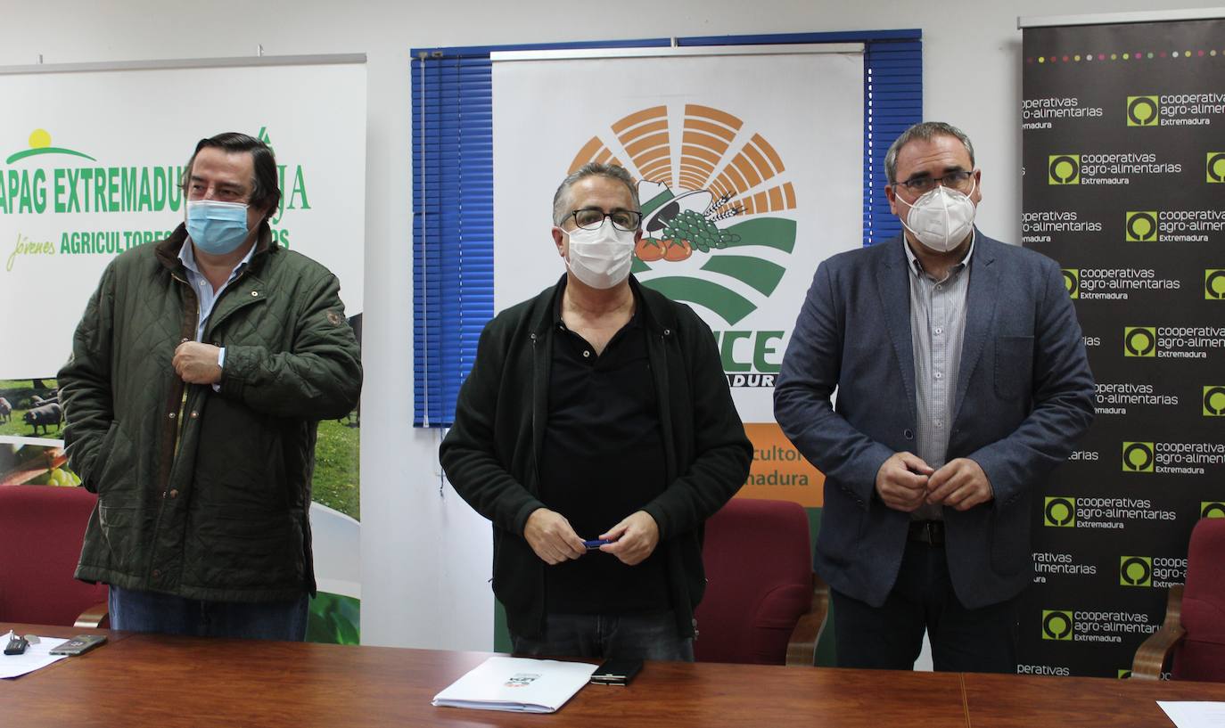 Ángel García, Ignacio Huertas y Ángel Pacheco 