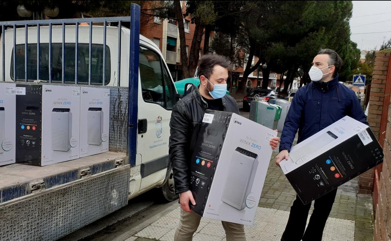 Se completa el reparto de los purificadores de aire en los centros docentes