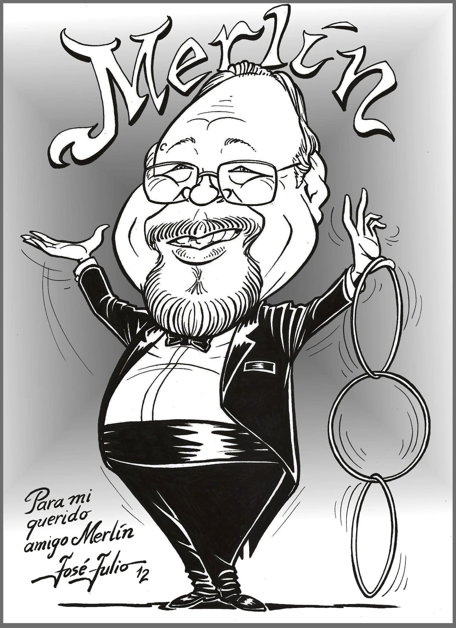 Merlín visto por el dibujante José Julio 