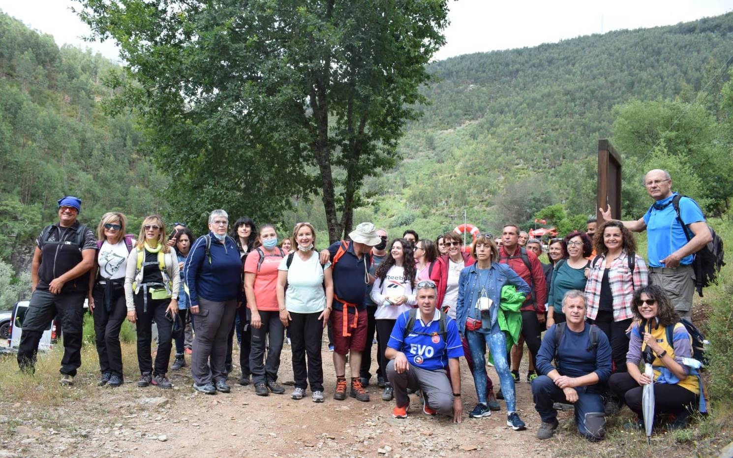 Senderistas moralos en Portugal 