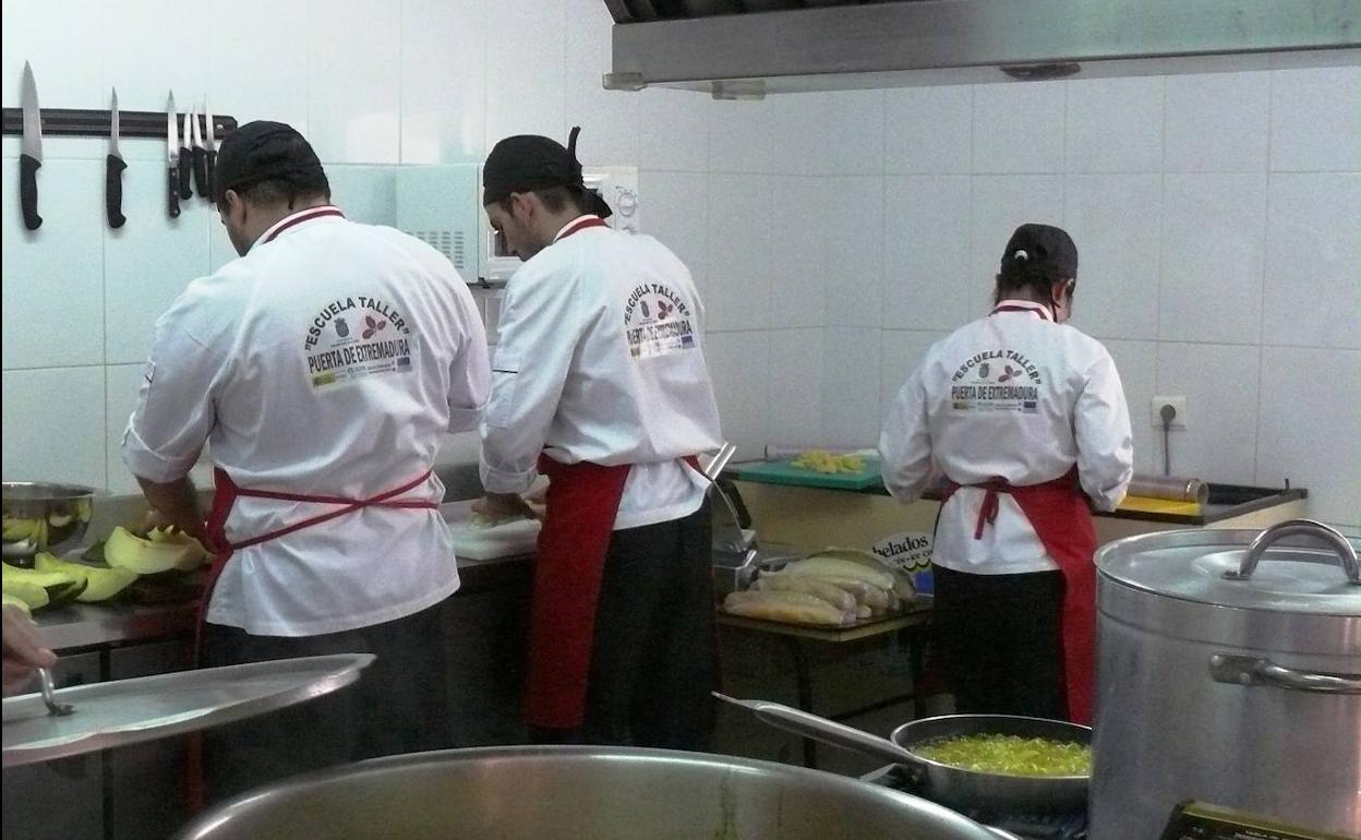Anterior escuela de cocina en La Inmaculada 