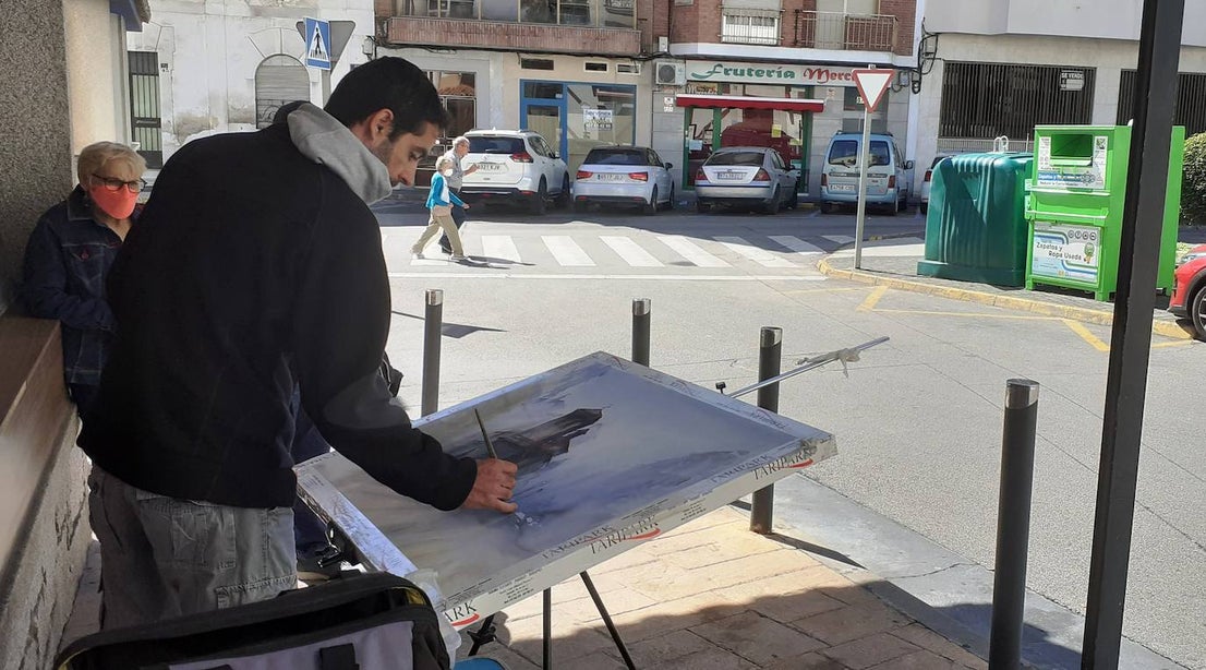 Fotos: Buena acogida del I Certamen de Pintura Rápida