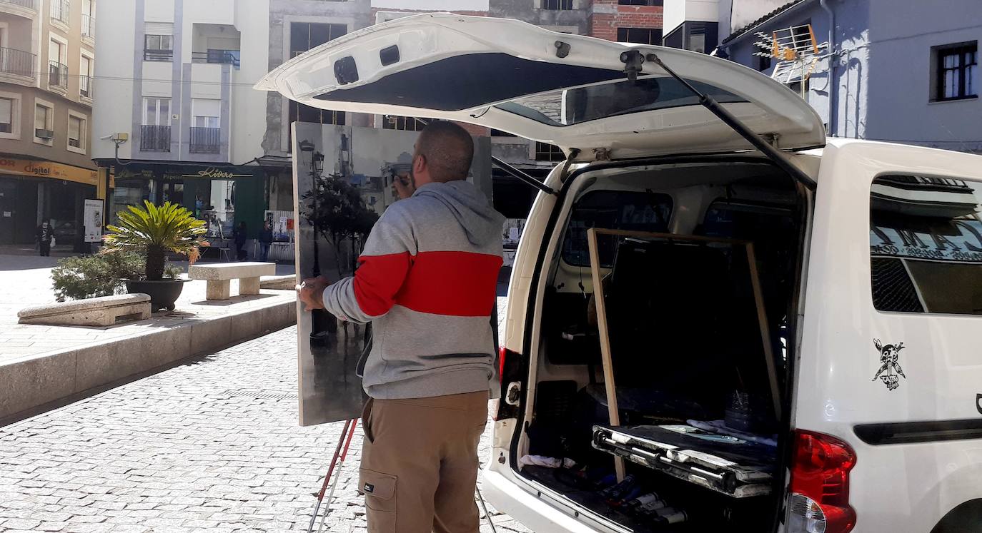 Fotos: Buena acogida del I Certamen de Pintura Rápida