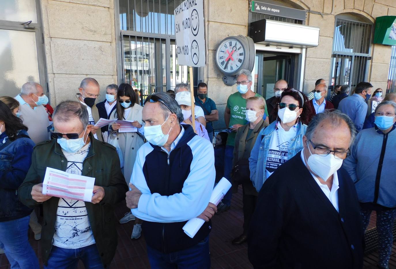 Fotos: Jornada reivindicativa por el soterramiento de las vías