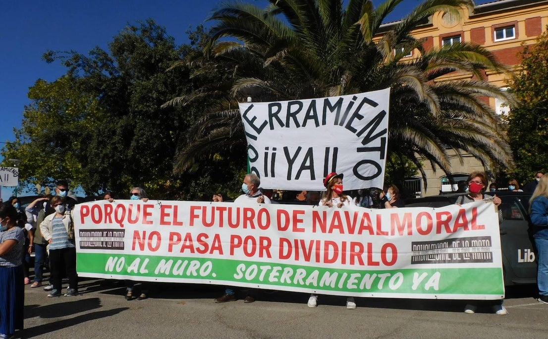 Fotos: Jornada reivindicativa por el soterramiento de las vías