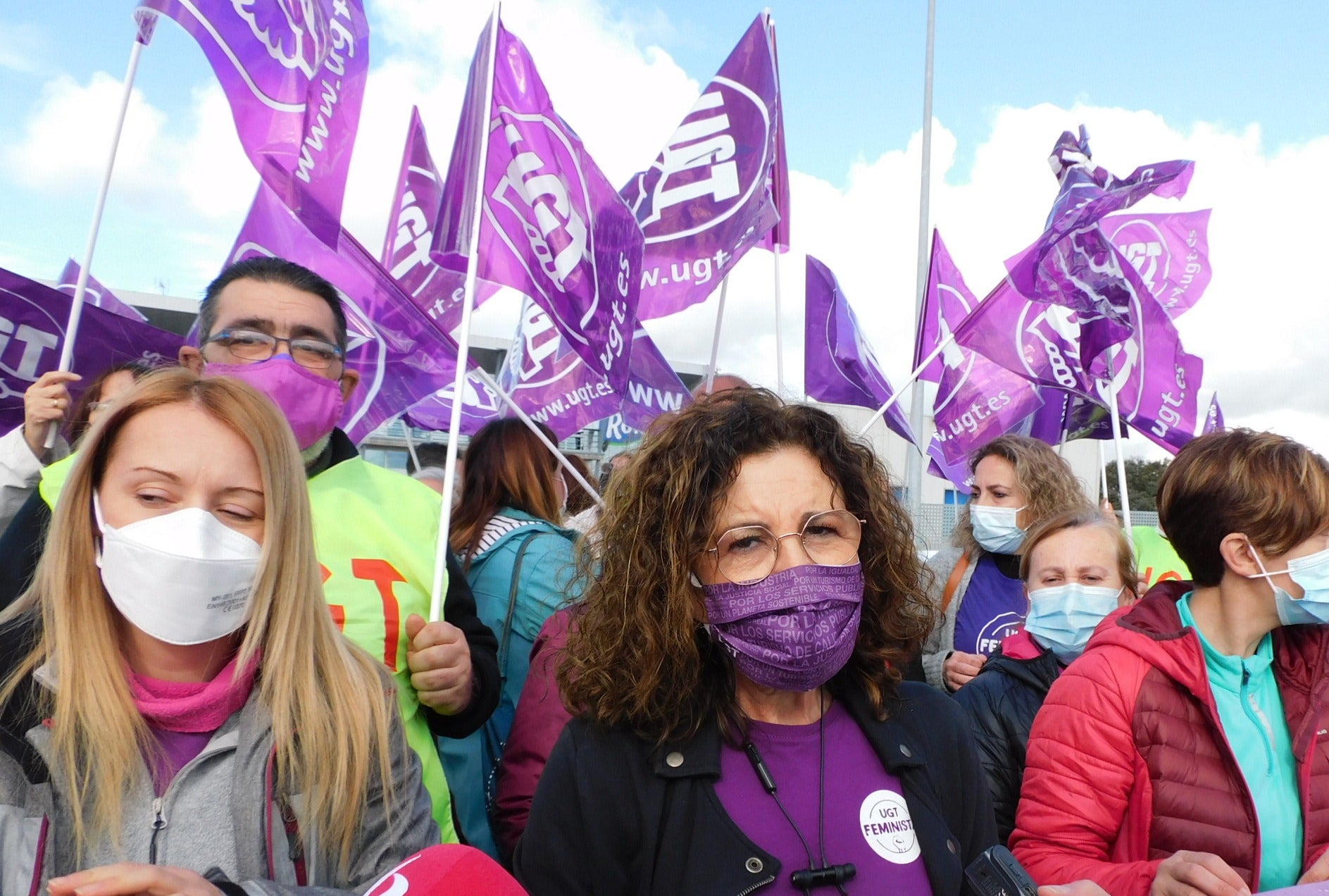 Patrocinio Sánchez, secretaria regional de la UGT 