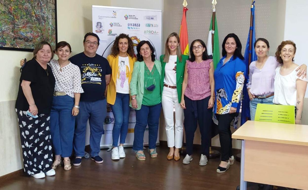 Pilar Galán regresa al instituto Augustóbriga