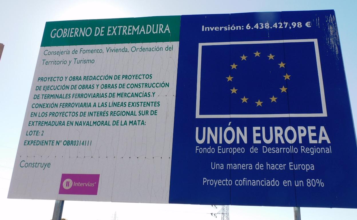Anuncio de la anterior terminal proyectada 