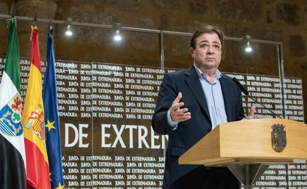 Guillermo Fernández Vara se ha mostrado firme sobre la creación de la gigafactoría 