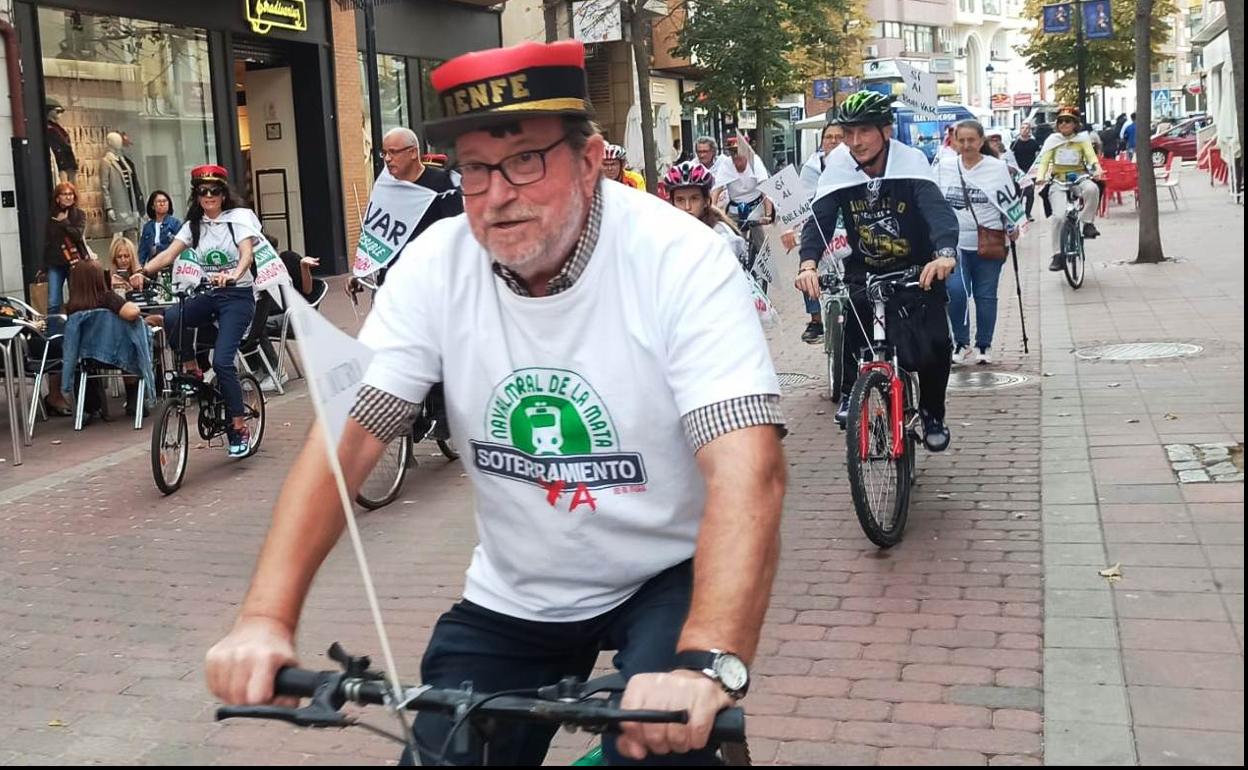 Recorrido en bici de la plataforma No al Muro 