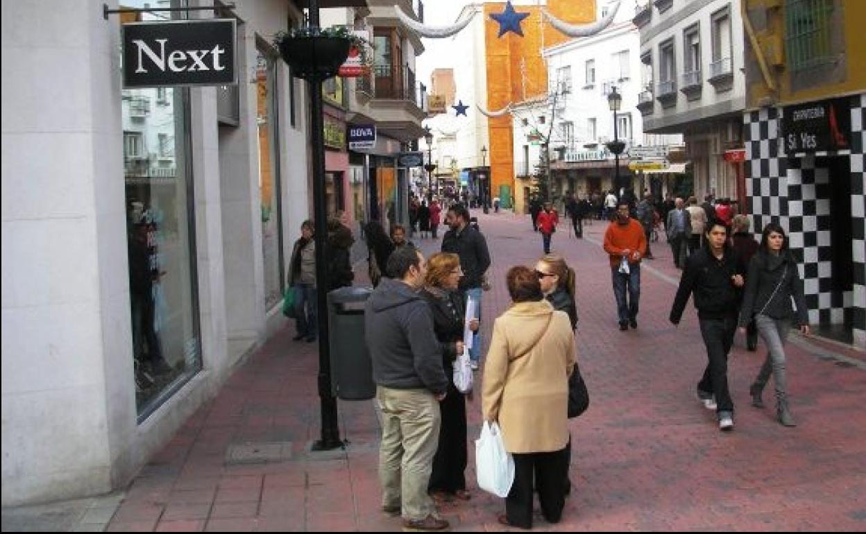 Zona peatonal de Navalmoral 