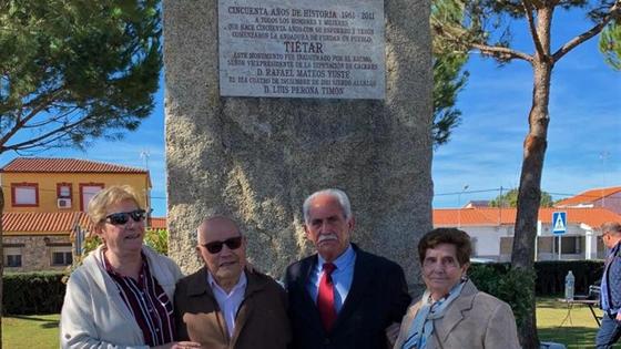 Tiétar rememora sus orígenes con uno de los primeros colonos