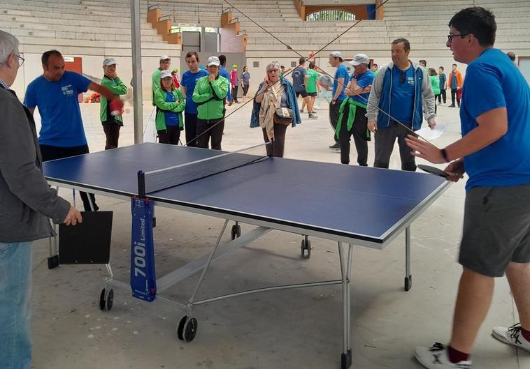 Tenis de mesa, una de las modalidades disputadas