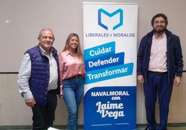 Paco Fernández, Alba Fernández y Jaime Vega presentaron el nuevo partido