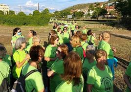 Las amas de casa despiden el curso caminando