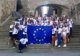 Visita cultural a Cáceres durante el intercambio