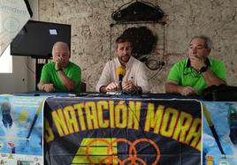 Francisco Bravo, Jesús Amor y José Luis Nieto en la presentación